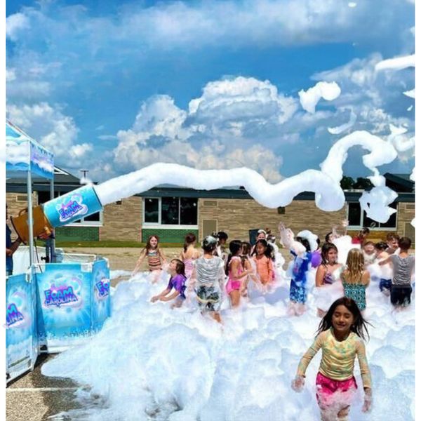 School Field Day Foam Party in Charlotte