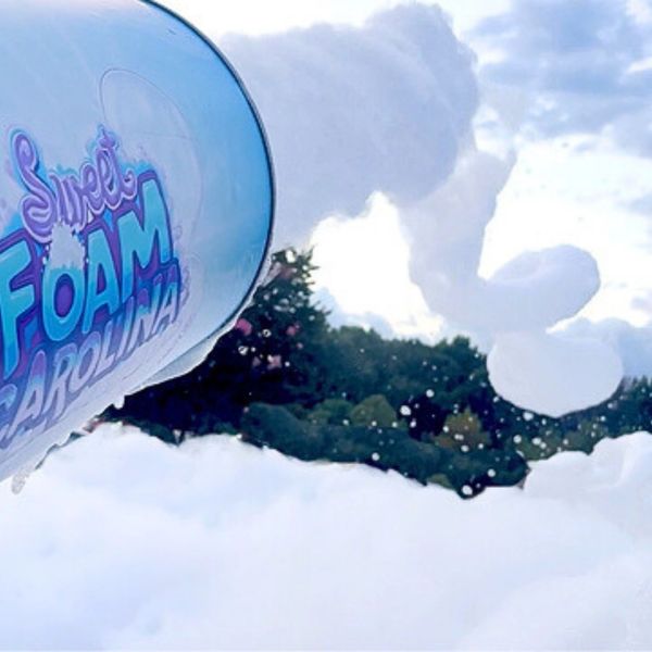 The foam snake is a technique you want to see in a Charlotte foam party vendor's photos.