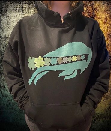 Custom t-shirts and hoodies for Buffalo St. Patrick's Day.