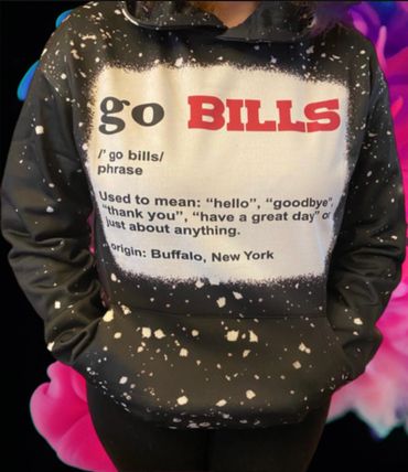 Custom T-shirts and hoodies to represent a sports team.