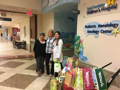  Delivering Holiday Baskets to Broward Health -Salah Foundation Children's Hospital.