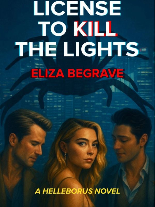 Book cover showing three people with a giant spider silhouette and bold title text.