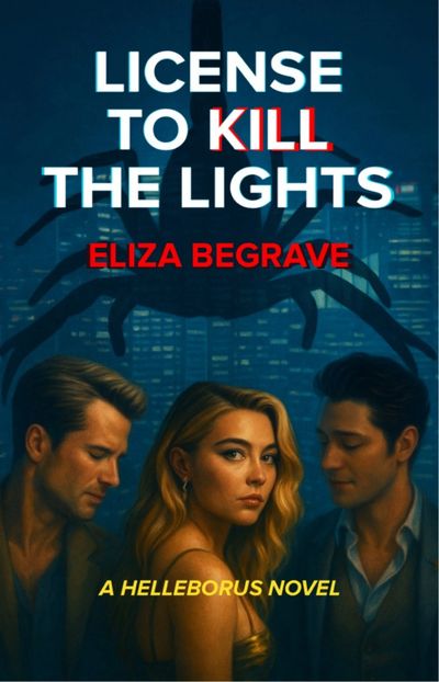 Book cover showing three people with a giant spider silhouette and bold title text.