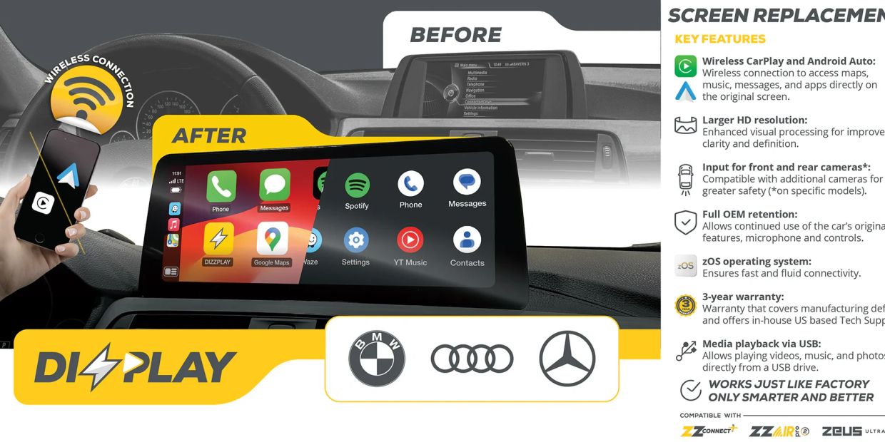 Z2 CarPlay system, PL-Autotek St Helens, in-car connectivity.