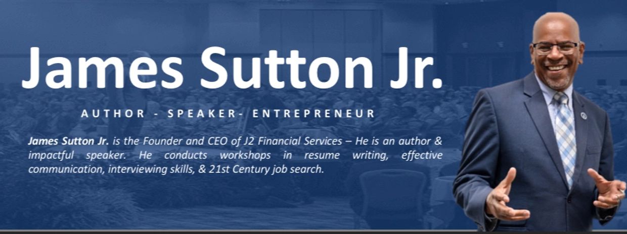 James Sutton Jr., author and CEO, workshop speaker.