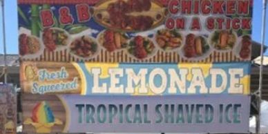 food concession signs, concession signs, concession stand signs, food truck signs, banners