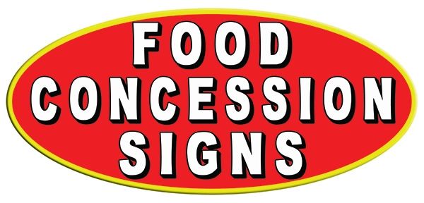food concession signs concession signs food stand signs banner  carnival signs carnival games banner