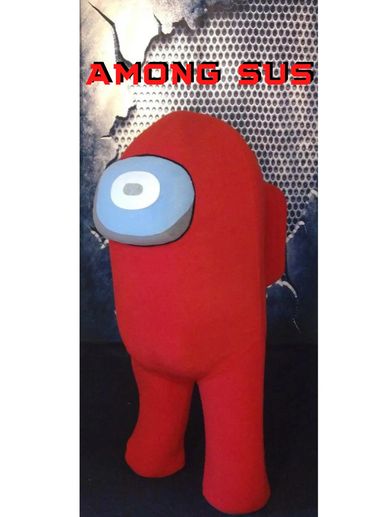 Among Sus Mascot for great costume & games that relate to the show. Dance, sing & play w/ friends.