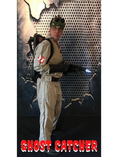 The Ghost Catcher is ready to come to your Houston birthday party to  play awesome theme games