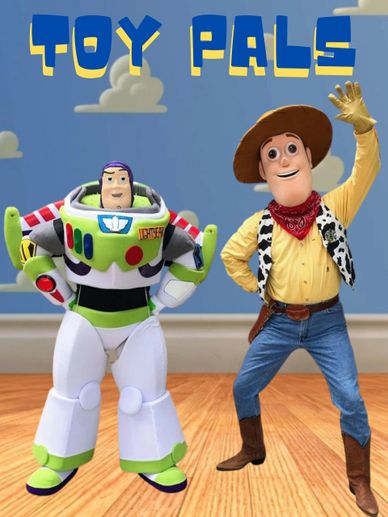 Hire our Toy Pals for your Houston children's birthday party with great costumes & theme games