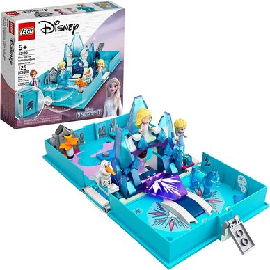 LEGO Disney Frozen 2 Elsa and The Nokk Storybook Adventures 43189, Portable Playset, Travel Toys,