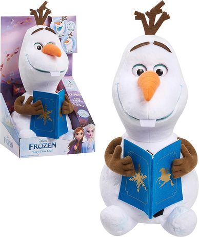 Disney Frozen Story Time Olaf, 12 Inch Talking and Singing Interactive Feature Plush Toy  3 Modes