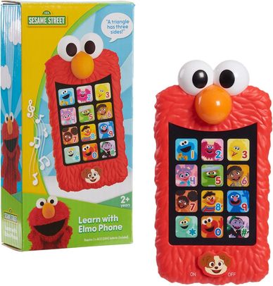 Just Play Sesame Street Learn with Elmo Pretend Play Phone, Learning and Education,