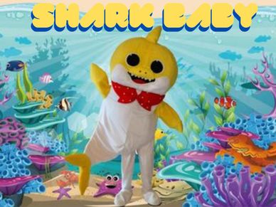 Shark Baby Mascot for great costume & games that relate to the show. Houston party play w/ friends.