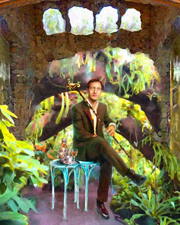 Concept art illustration fantasy fiction character study "Leo de Lux Sortiar