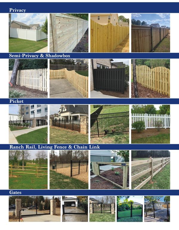 Fencing Flyer From Fence Pros Charleston, Inc.