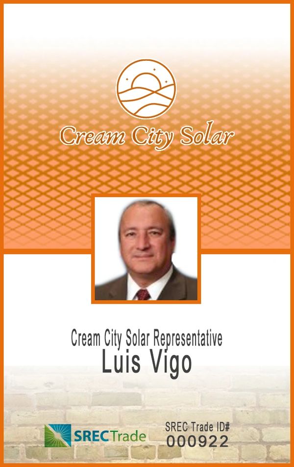 Cream City Solar Representative badges