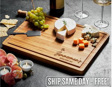 wedding gifts for the bride and groom charcuterie board