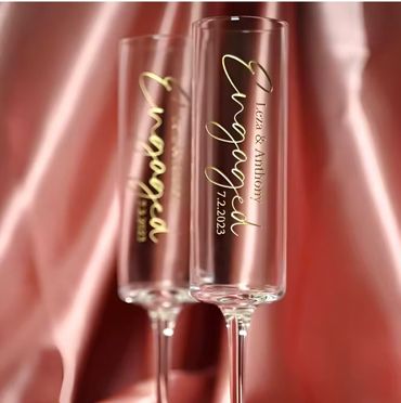 wedding champange toast glasses