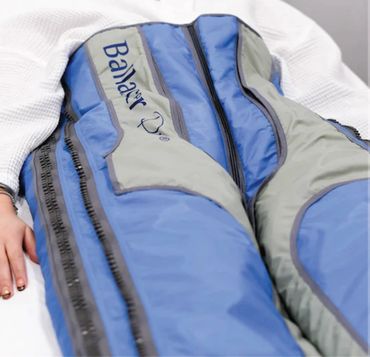 Lymphatic Massage eases the fluid away towards the lymph nodes where it can be eliminated