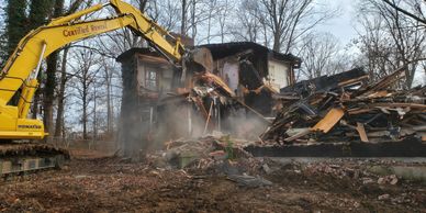House demolition in Kentucky