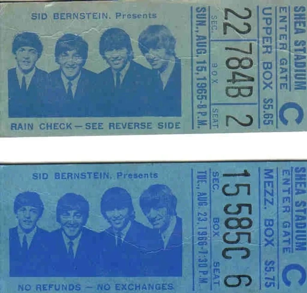 Beatles Shea Stadium 1965 and 1966