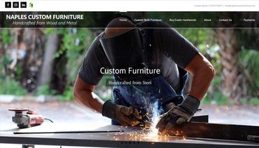 Naples Custom Furniture Custom Website