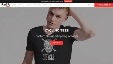 RUCA Wear Custom Website