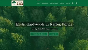 Woods & Slabs Custom Website
