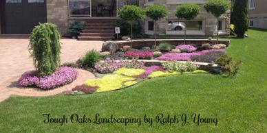 Tough Oaks Landscaping Company Barrie Innisfil Oro-Medonte  sod lawn plant  astro turf installation 