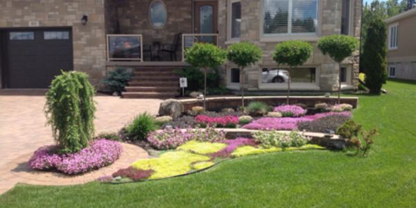 garden design  Barrie Landscaping Services  Tough Oaks  Landscaping  Company in Barrie  driveway 