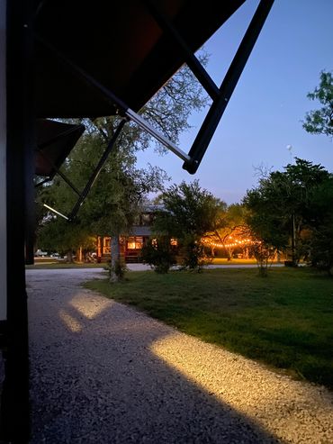 Sunset Image at Site 7 of Cedar Bend RV Park in Bertram Texas