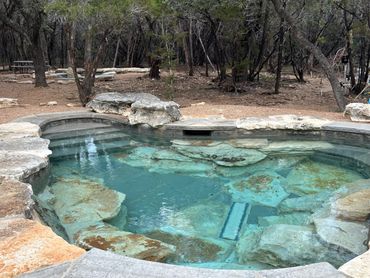 Cedar Bend RV Park Larger Pool and Spa Bertram Texas