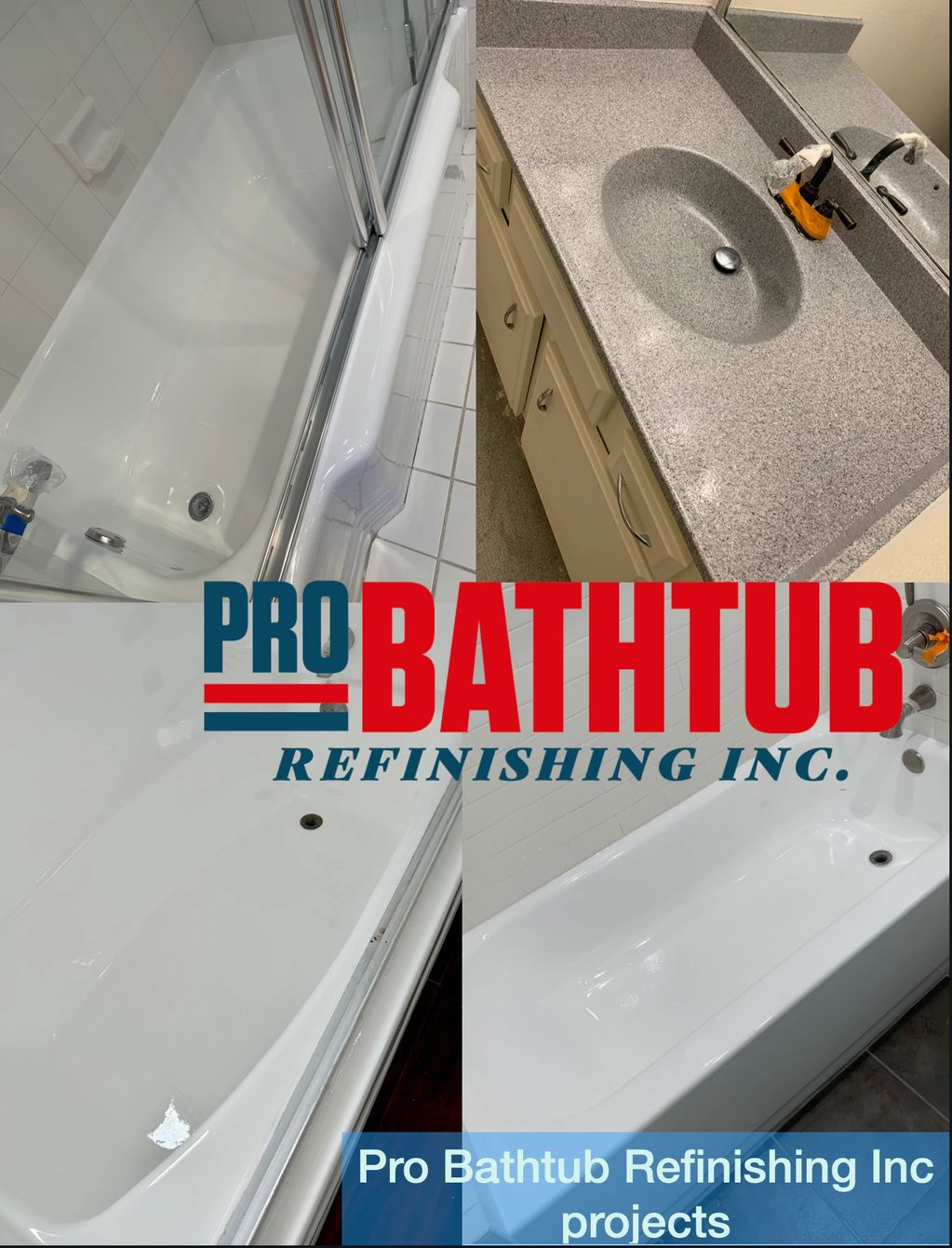 Bathtub reglazing professionals