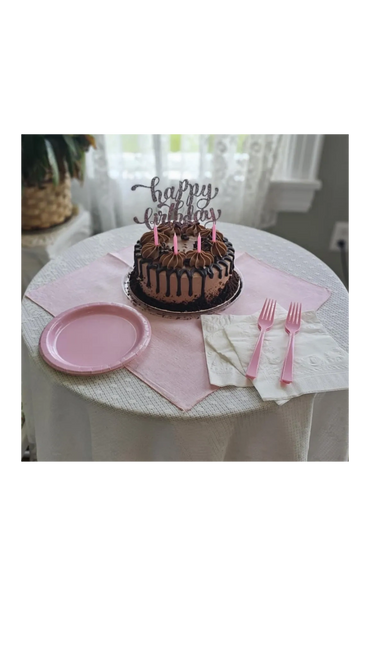 Birthday cake offered by the Alderson Inn. Lewisburg bed and breakfast, Alderson, WV.