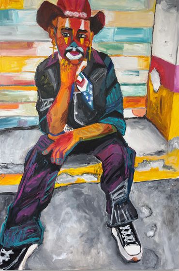 Entre Risas y Recuerdos, 2025
Acrylic on Canvas
24x36 inches