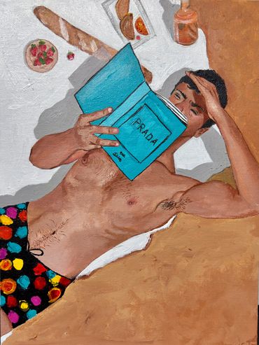 Agosto at Green Esplanade Beach, 2025
Acrylic on Canvas Board
9x12 inches.