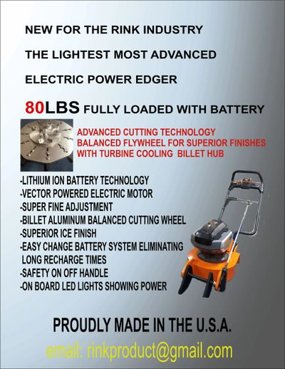 OUR NEW ELECTRIC POWER EDGER AFFORDABLY PRICED AND BUILT WITH THE OPERATOR IN MIND