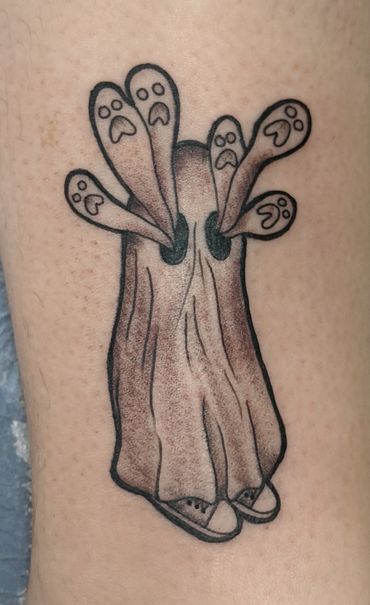 cute ghost tattoo