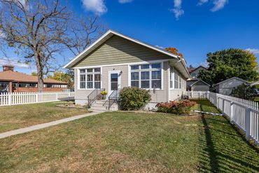 Backyard space typical of homes in the Coulee Region.