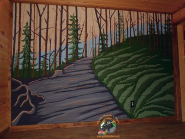 Alum cave mural