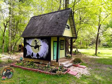 Fairy house mural