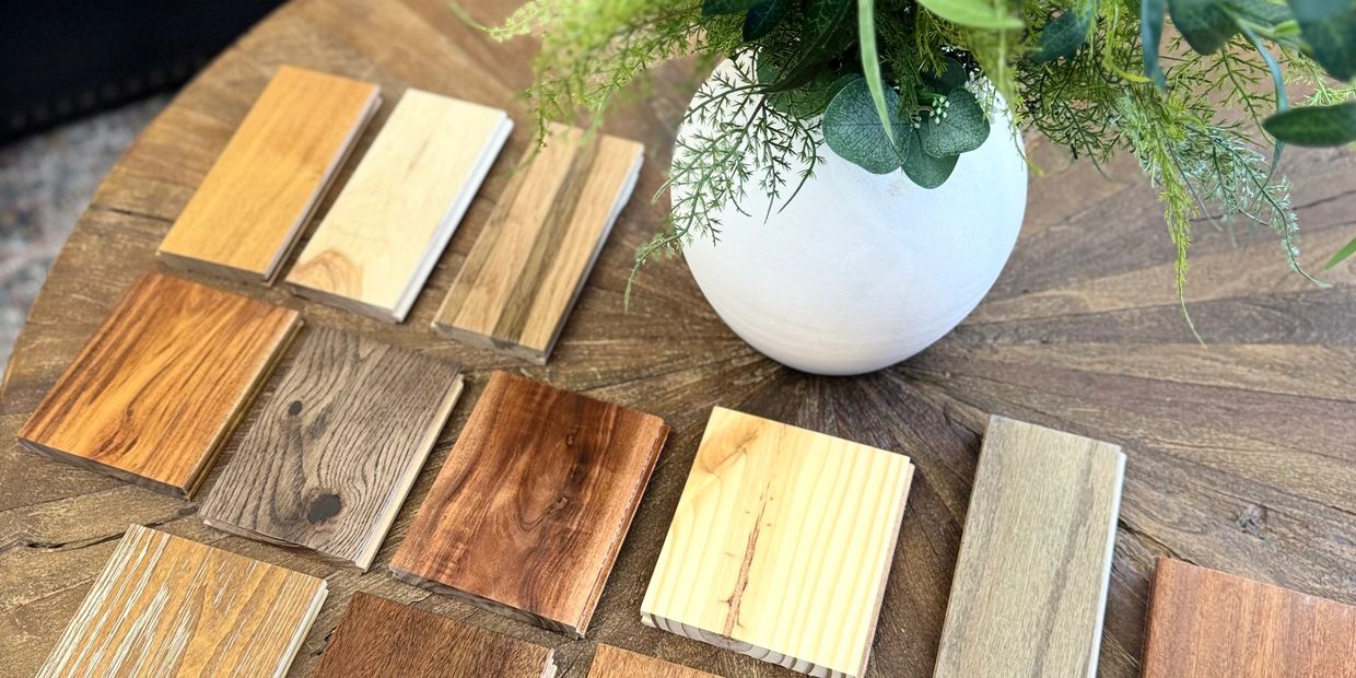 Pick your species and finish. We will create a custom sample for your approval.