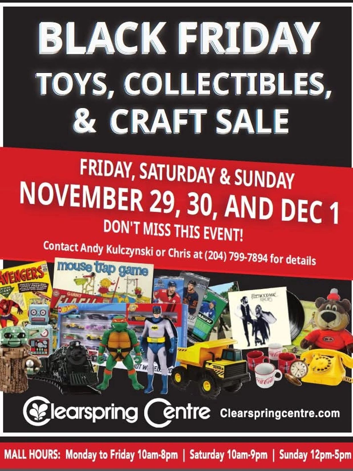 Find us here on Friday, November 28th!