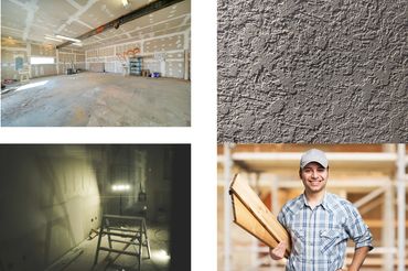 Drywall installation and repairs to wall ceiling. Application of all drywall textures.