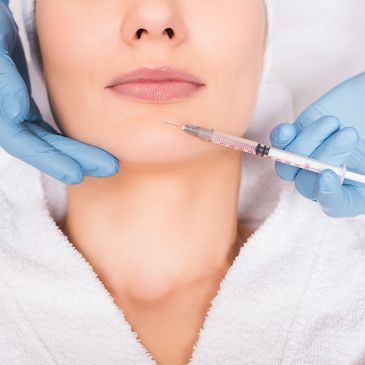 Botox chin dimpling