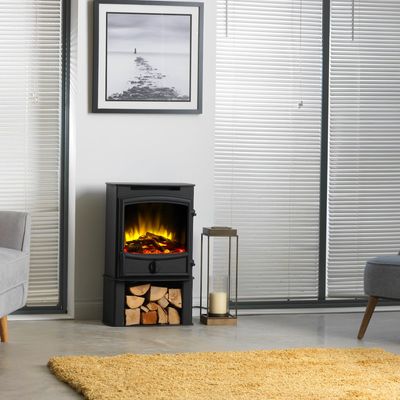 Electric log burner