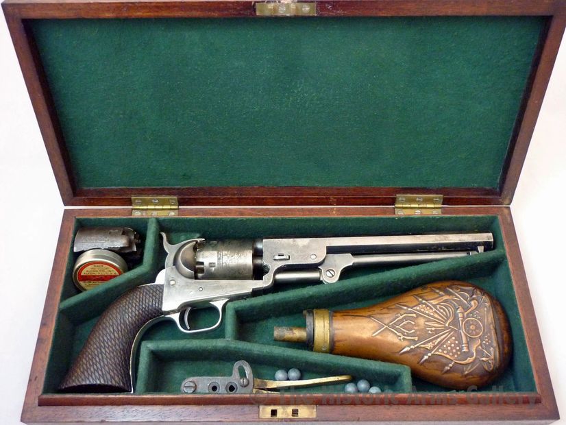 A unique Cased Colt Model 1851 Navy Revolver with two cylinders, 36 calibre, s/n 28969