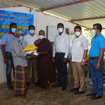 Donated 100 needed families with each one Dry-Rations package
covid 19