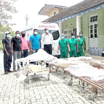 Donated icu beds
Ingiriya Hospital